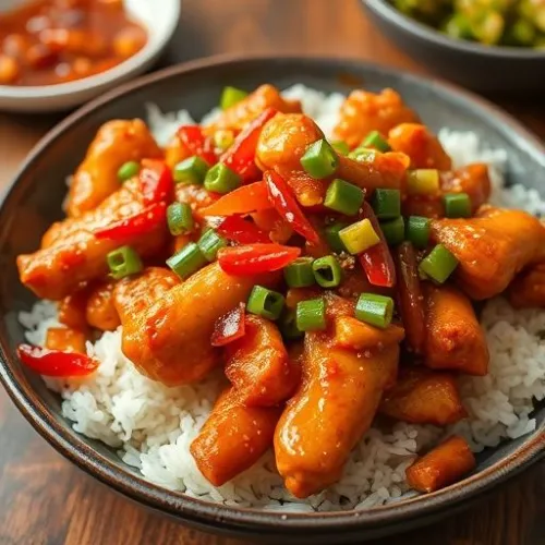 Schezwan chicken
